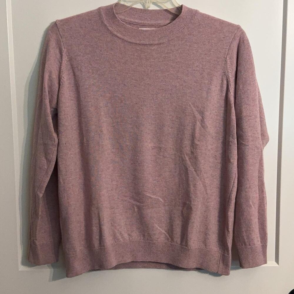 Courses 'n' Wales Sweater Sz XL Light Pink Lambswool Crew Neck Pullover Vintage